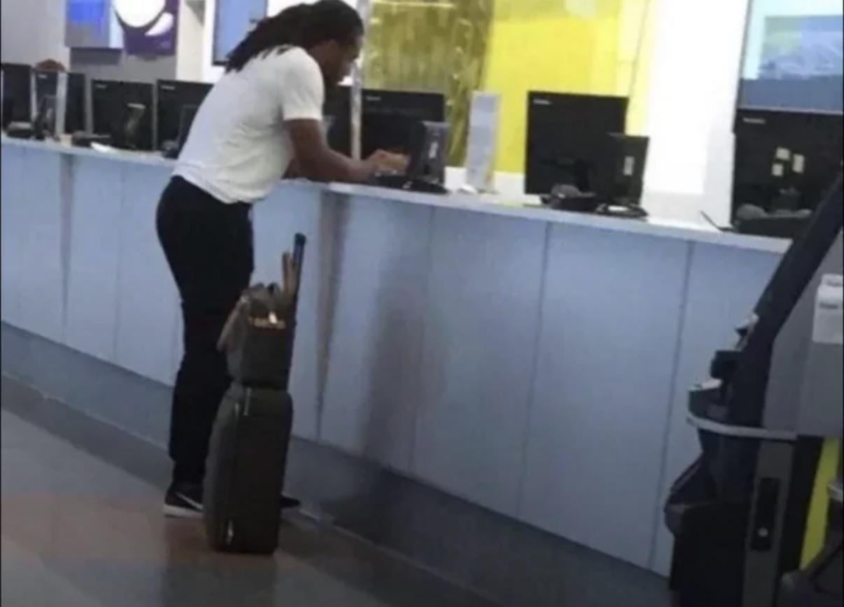 Caught a pic of John Harbaugh at Hartsfield Atlanta January 14th 1:25pm