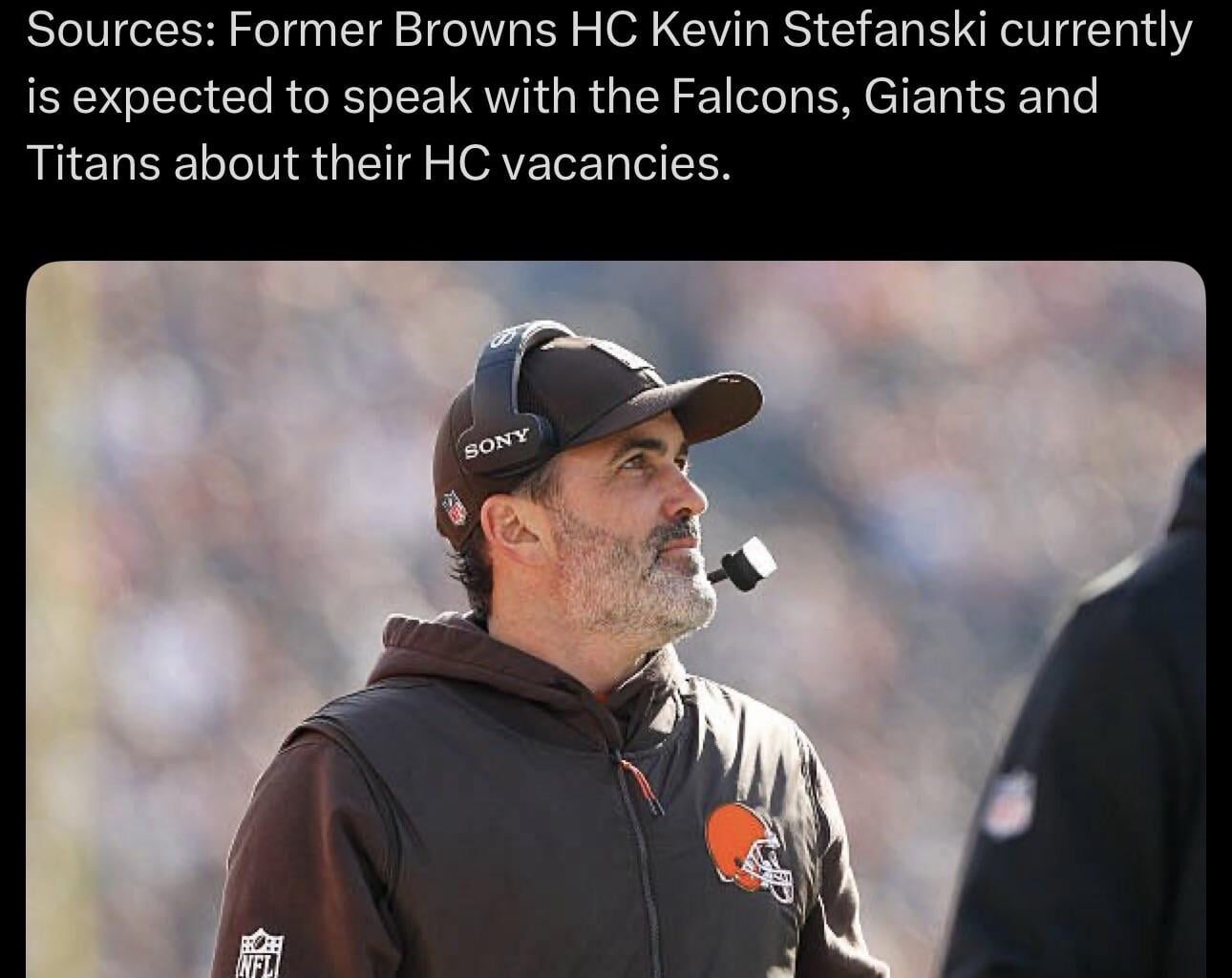 Former Browns HC Kevin Stefanski expected to interview with Titans