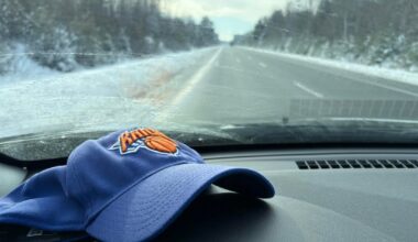 A year later and start of a tradition to travel to Toronto to see the Knicks play (and win!)