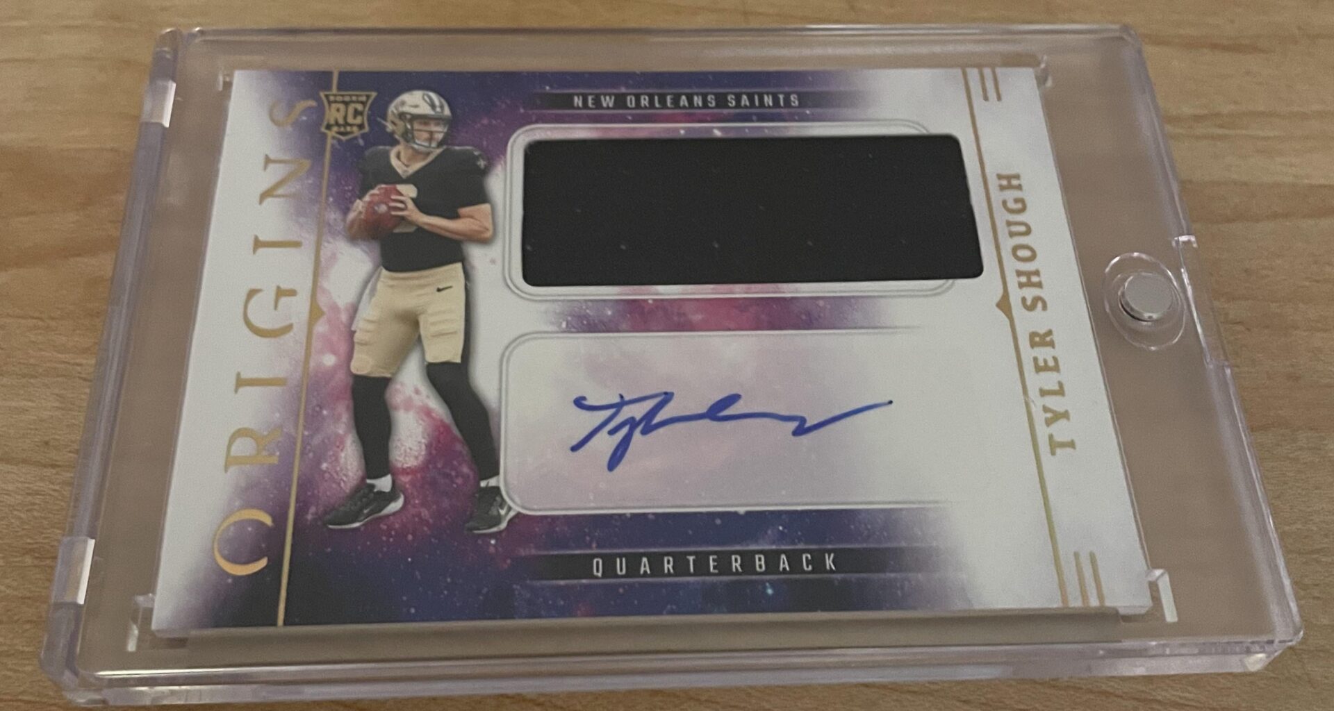 Been seeing a lot of people sharing their sick Saints cards, here’s mine I just got today!