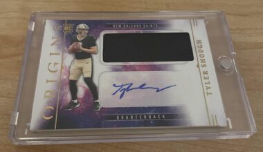 Been seeing a lot of people sharing their sick Saints cards, here’s mine I just got today!