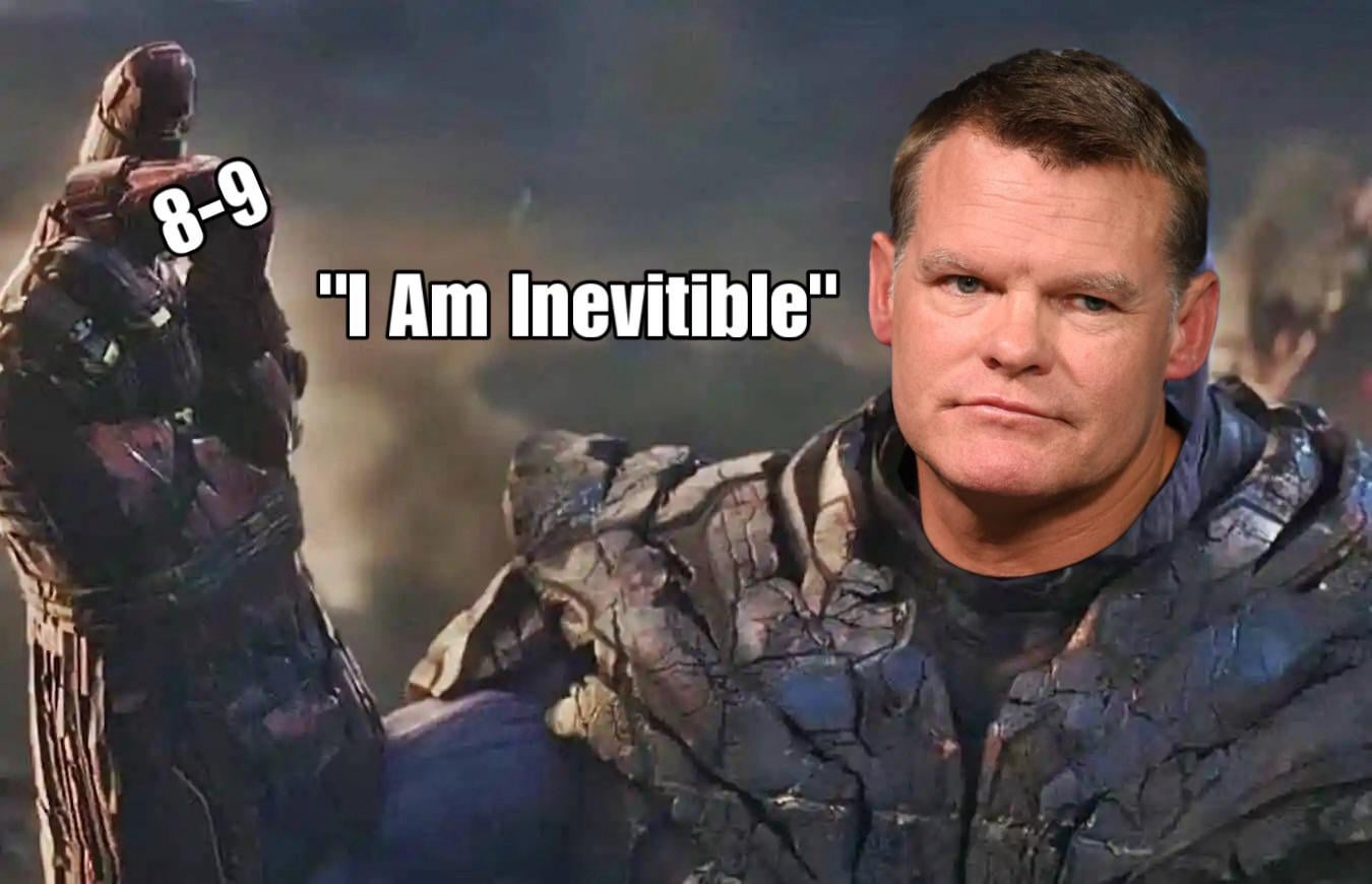 Keeping your job for 9 years with no division titles?