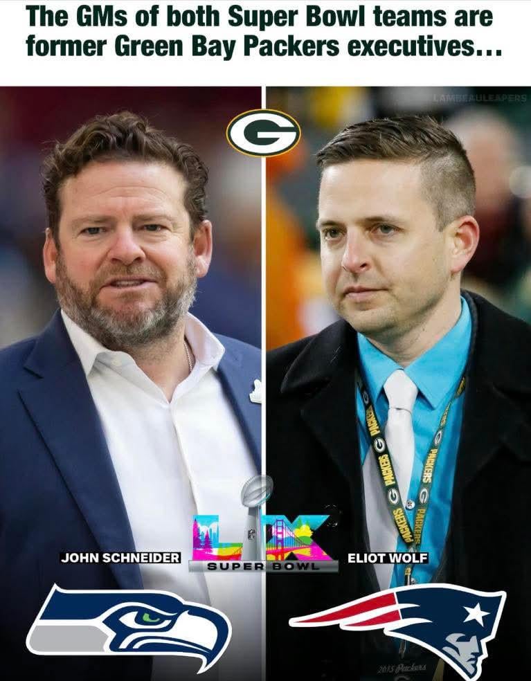The GMs of this year’s Super Bowl Teams came from within the Green Bay Packers organization.