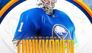 Ukko-Pekka Luukkonen has been named to the 2026 Winter Olympics