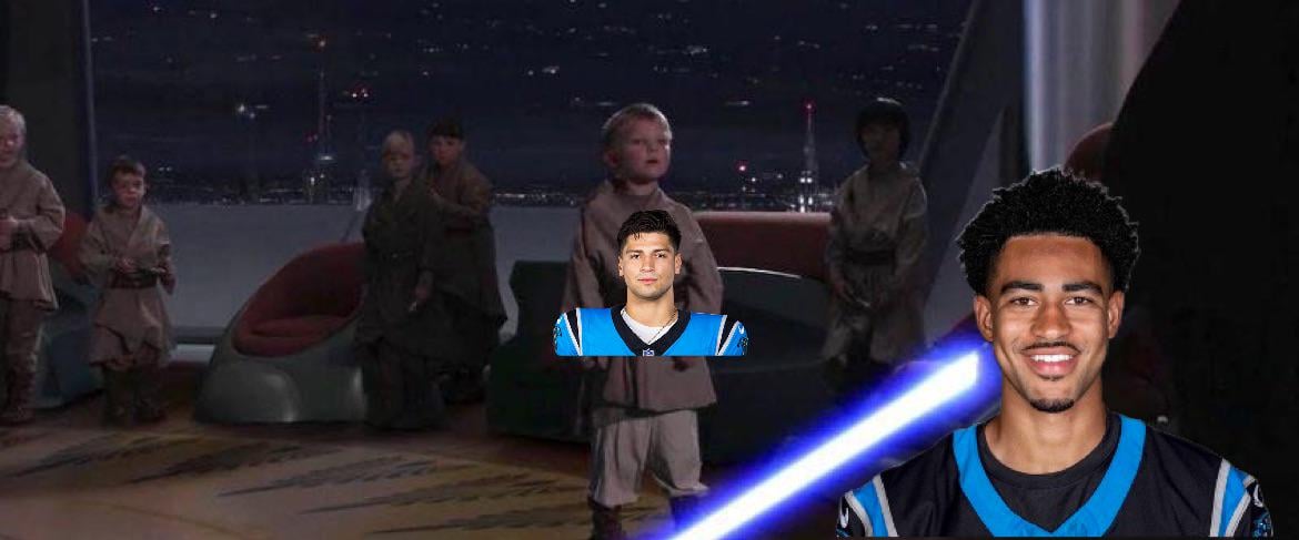 Bryce Young to Matt Corral when he was drafted in 2023: