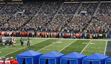 Extra tents set up for the 49ers.