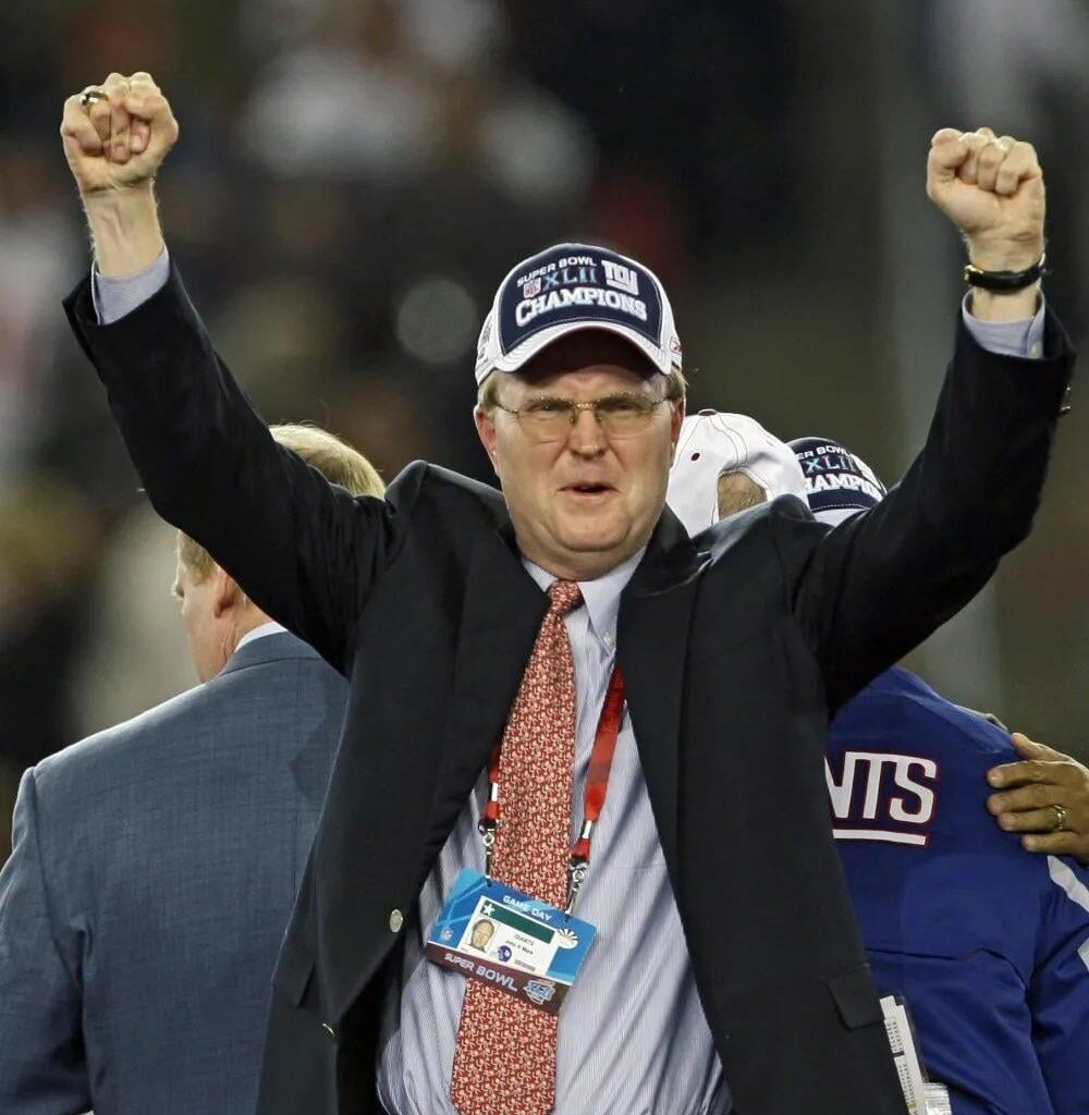 Thank you Mr. Mara!! 71 years old and fighting for his life but still fought like hell to make this happen. What a moment for this franchise.