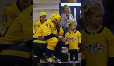 Josi's son reads out the opening lineup
