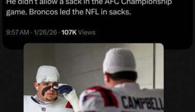 Still Has Some Work To Do But Big Country Showed Up To The AFC Championship..