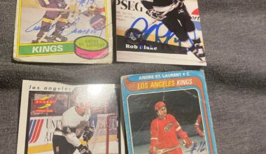 Some La kings autogroahs