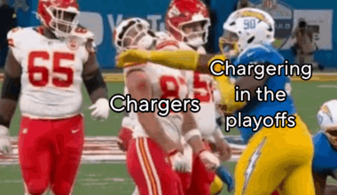 Just referencing the Chargers' Superbowl since they won't be going to the real one