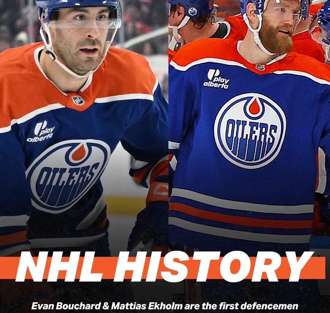 Bac to back defenseman hat trick