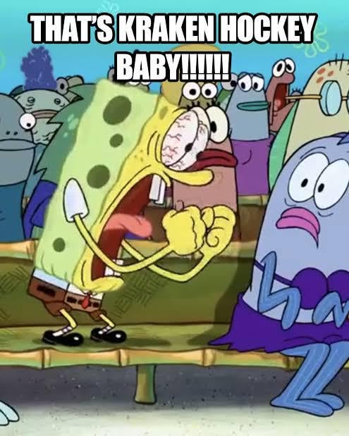 Cancel your weekend dates unless it's to the big match to the KRAKENS VS HURRICANES