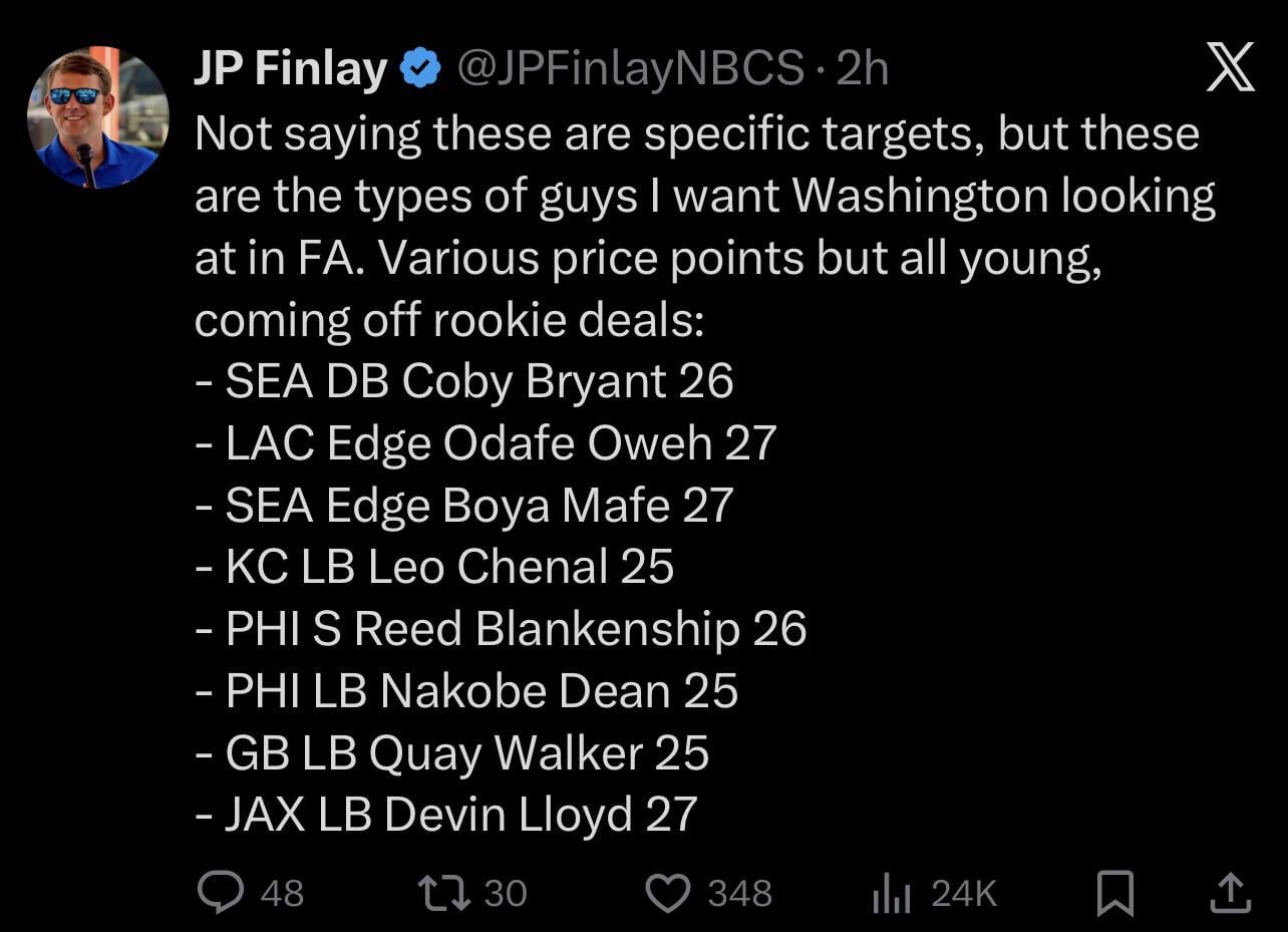 Do you agree with JP Finlay? I think this is the best way to get our team younger with also a little experience in their positions