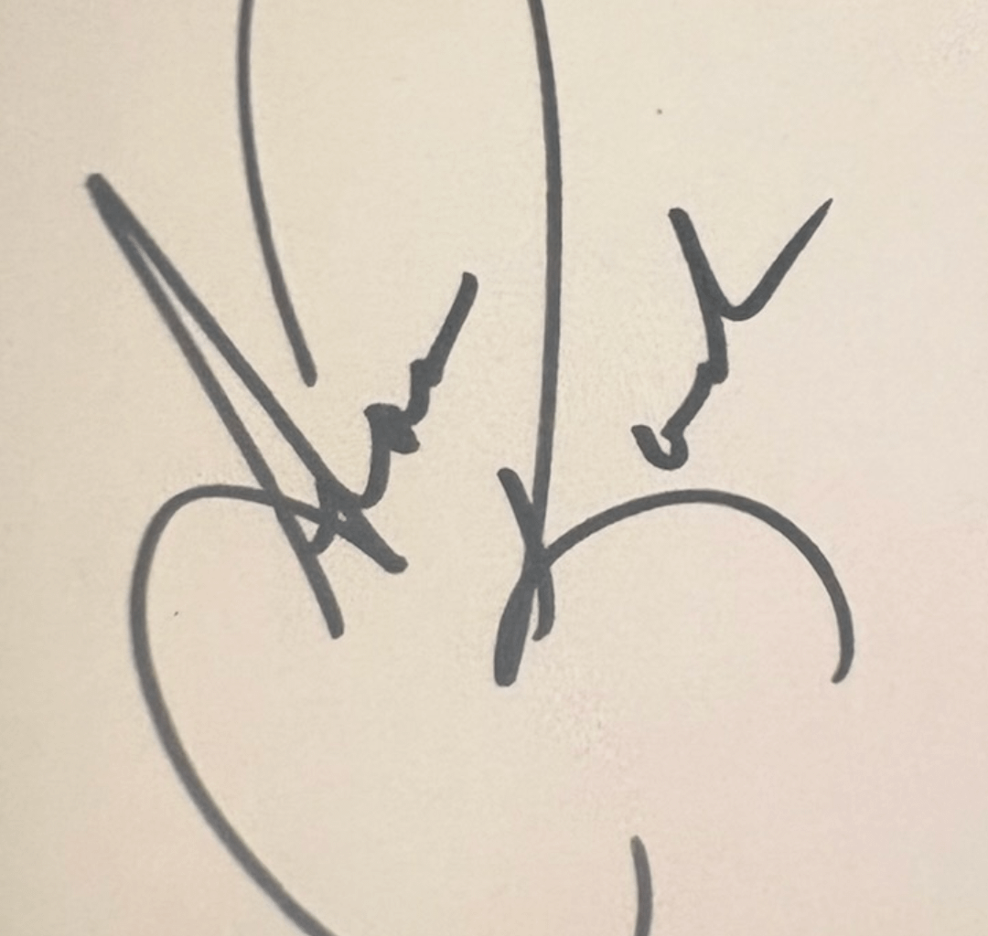 Identify an autograph