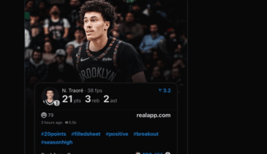 Nolan Traoré becomes the youngest player in Nets history to record a 20-point game 🔥