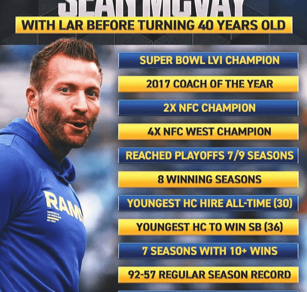 Sean McVay appreciation post