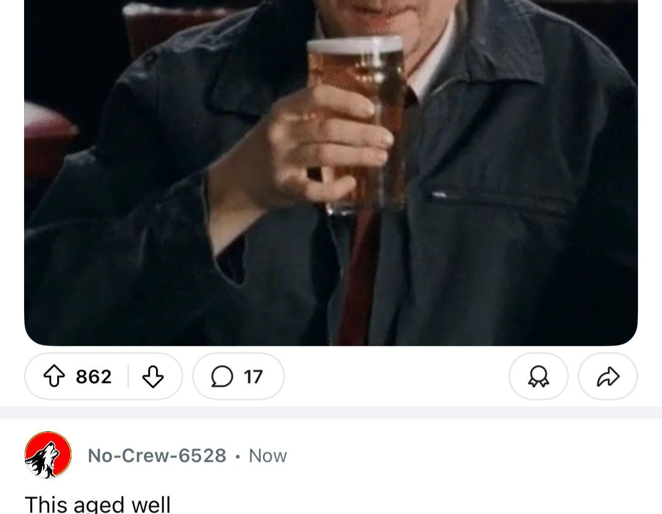 Even a broken team beats you twice a day..or something