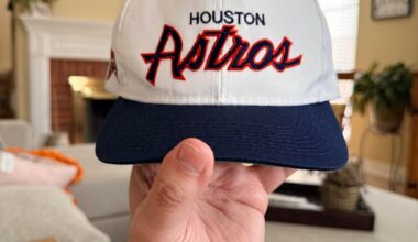 Found my old school Astros cap from the 90’s. It will go good with my Space City jersey.