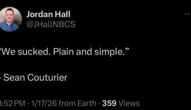 [Hall] “We sucked. Plain and simple.”- Sean Couturier (in response to 6-3 loss to NYR)