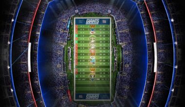 2025 - Stadium Schedule - Wk 17 - Giants (3-13)