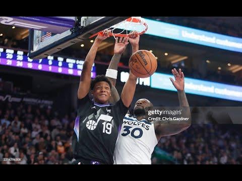 Ace Bailey Full Play Minnesota Timberwolves vs Utah Jazz Jan 20, 2026