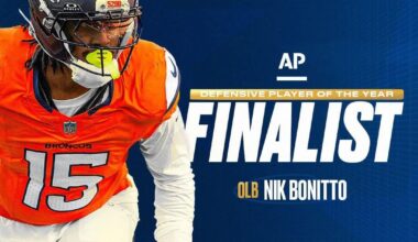 Congrats to OLB Nik Bonitto on being named a finalist for the AP Defensive Player of the Year award!