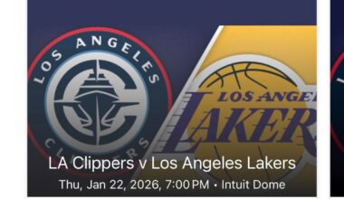Selling 2 tickets Jan 22nd vs Lakers. TERW19 Row 8 Seats 17-18. $145 each, $290 total