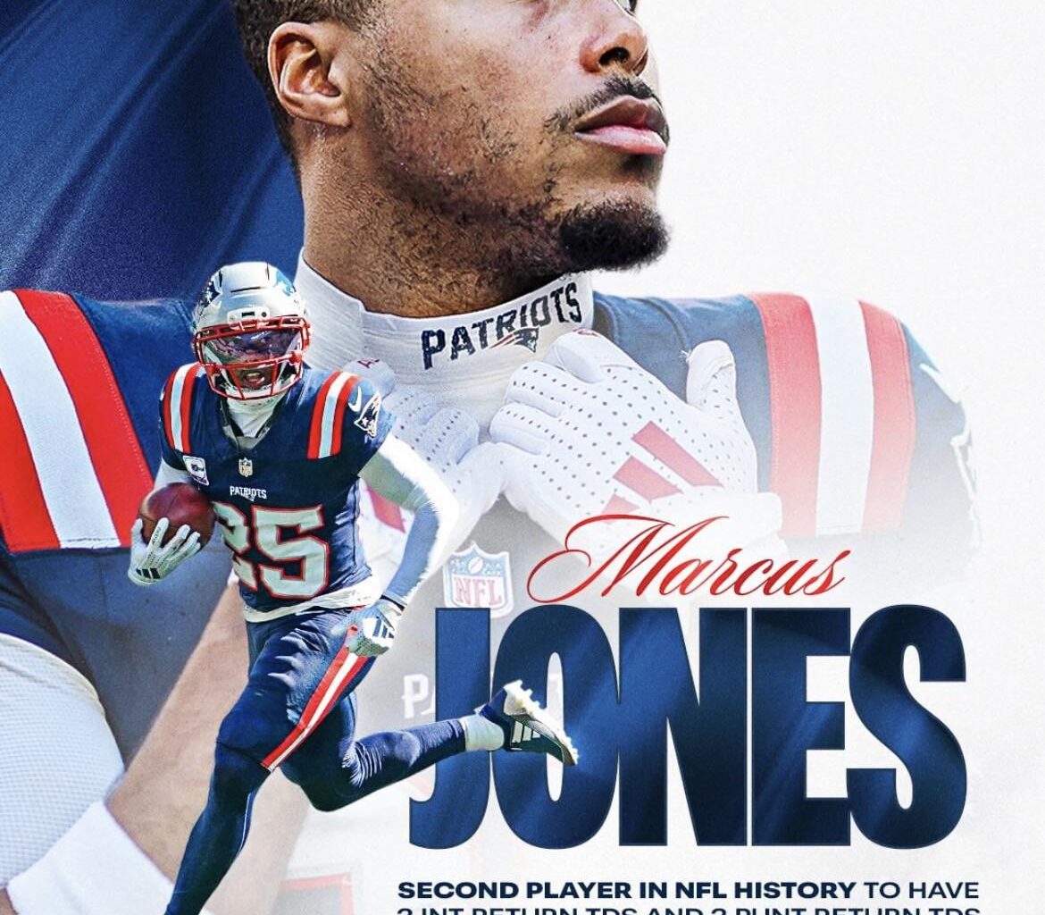 What a year for Marcus Jones glad we locked him up for 3 more years 2️⃣5️⃣