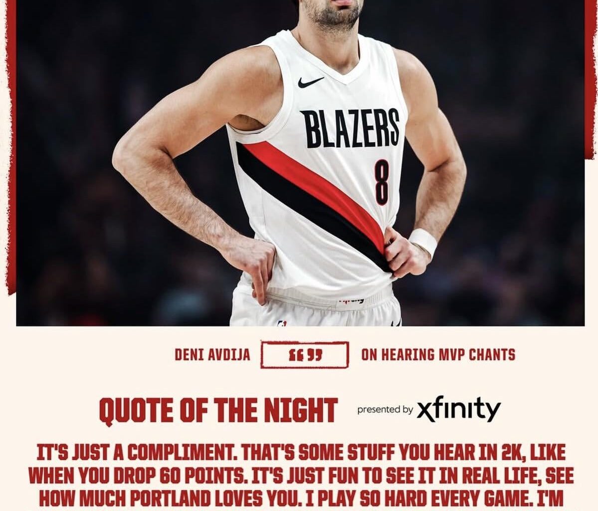 Great Quote from Deni - but 2 injuries?