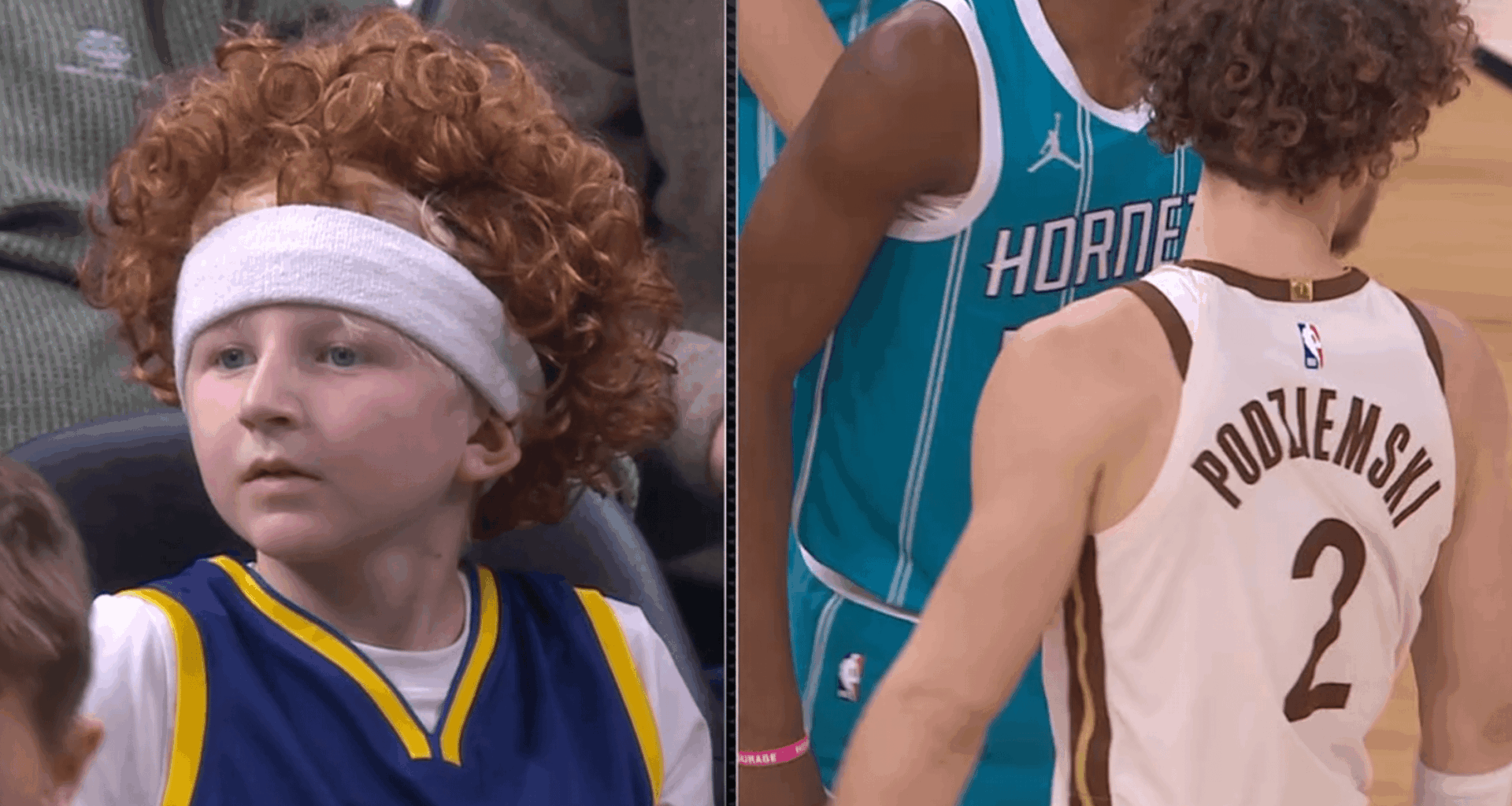 Love the young fan costume and intensity