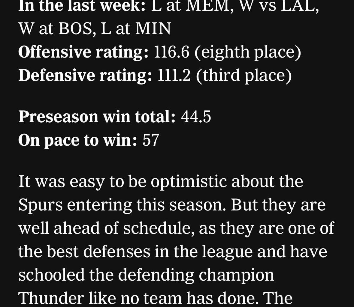 It’s so nice not having to scroll to the bottom of Power Rankings anymore