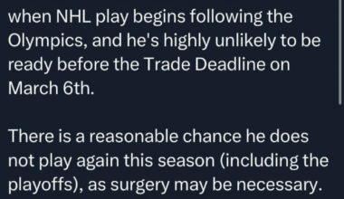 Karlsson Update (It isn't good)