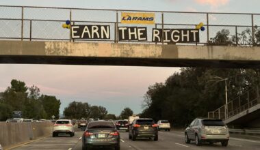 Rams Fans on the 101