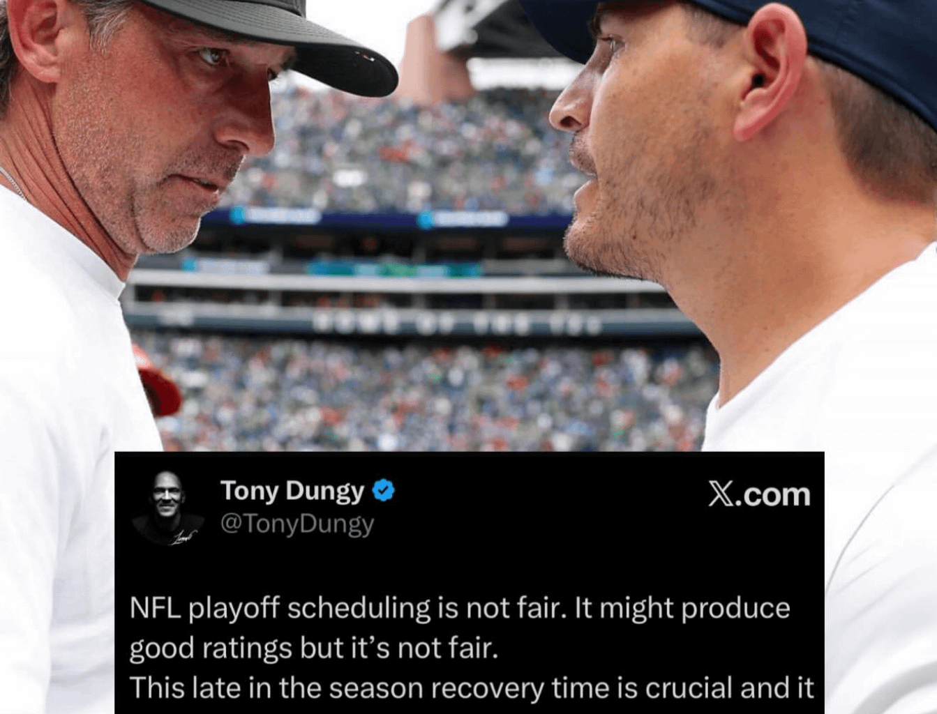 Funny how playoff scheduling is only “unfair” when it hurts the 49ers 🤔