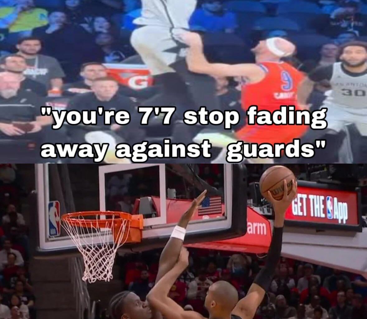 dude can’t catch a break from the doubt 😭