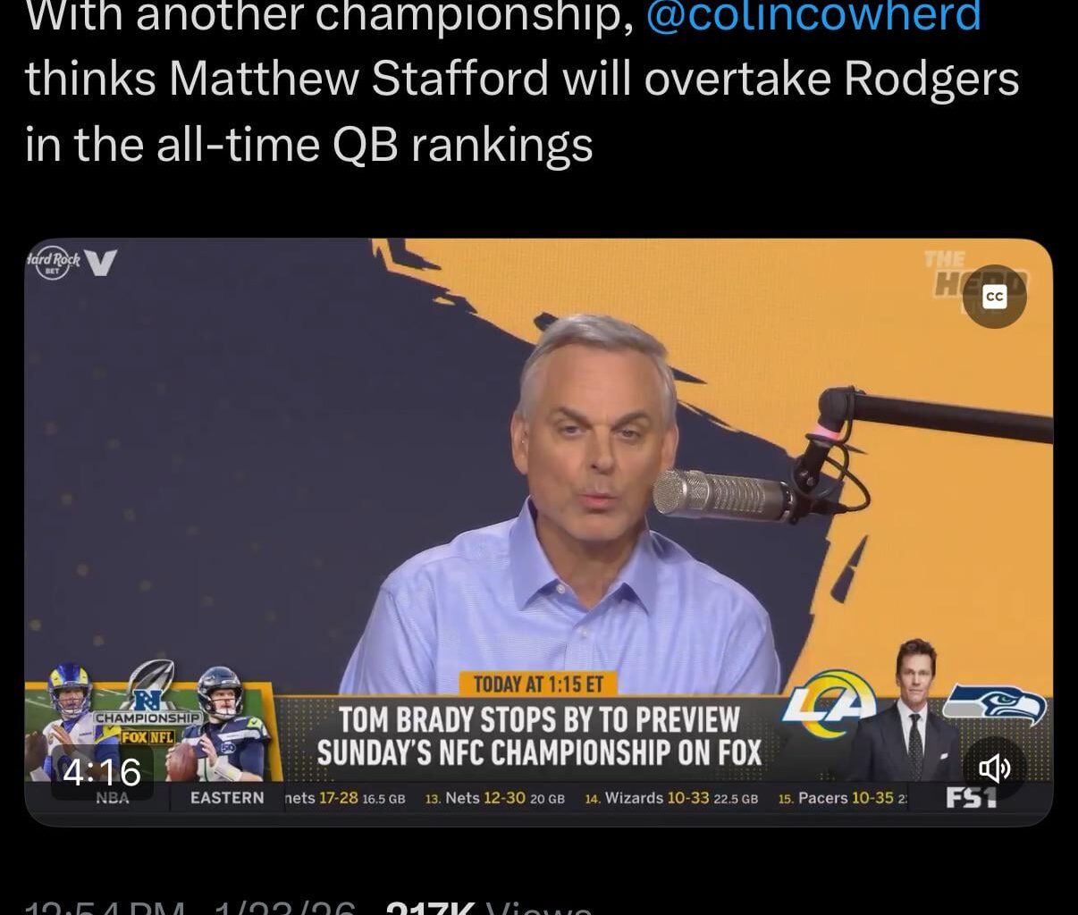 Bias aside does anyone else think this is an absolutely absurd take