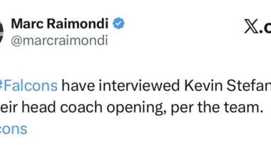 Falcons have interviewed Kevin Stefanski for Head Coach