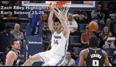 Zach Edey Early Season Highlights 2025-2026
