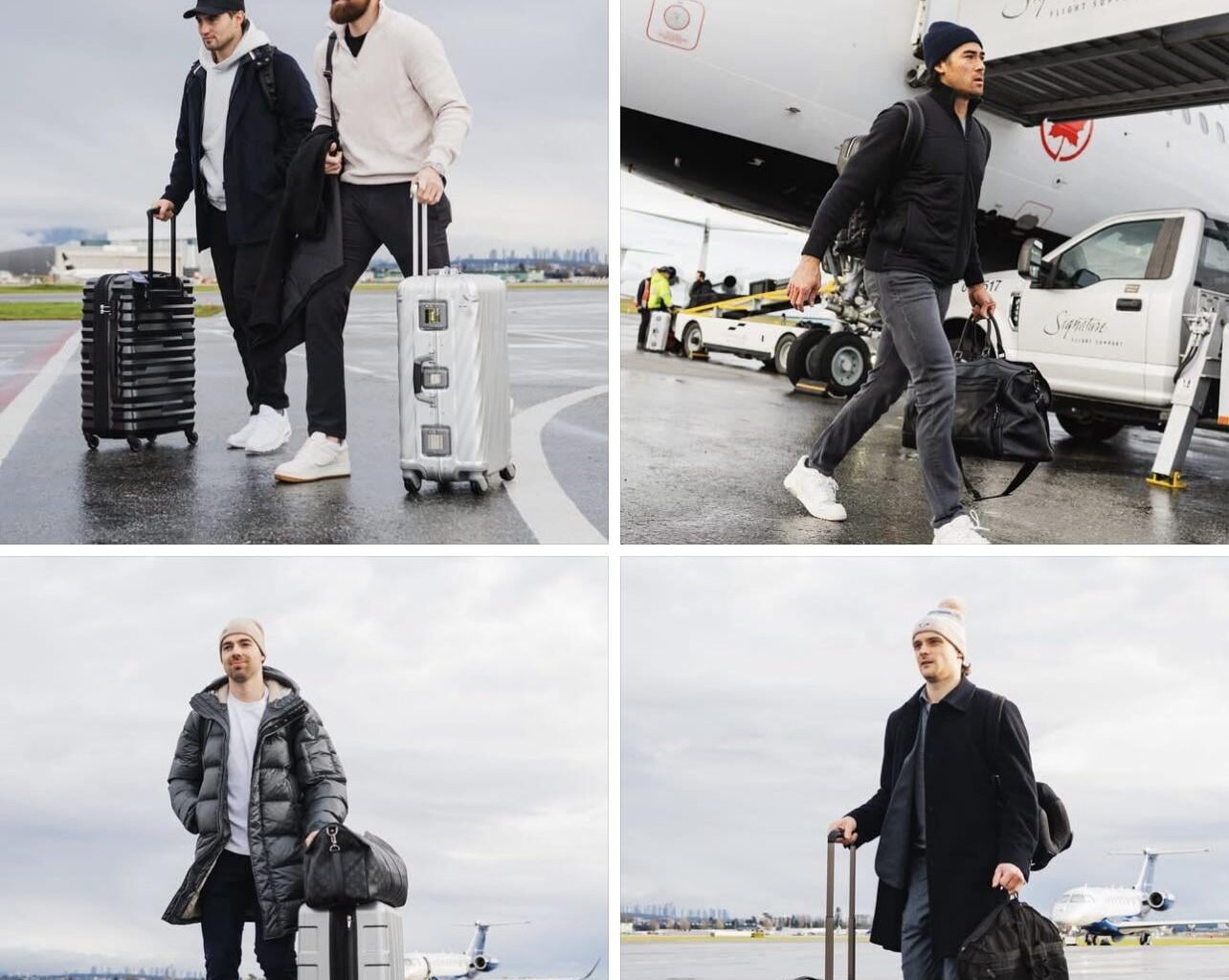 Chytil and Blueger on the trip