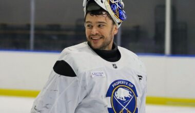 [wgr 550] Alex Lyon has impressed teammates, coaches with his work ethic