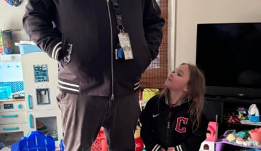 They don’t make Vogt coats in kid sizes but our daughter wants to match her dad so I make her her own