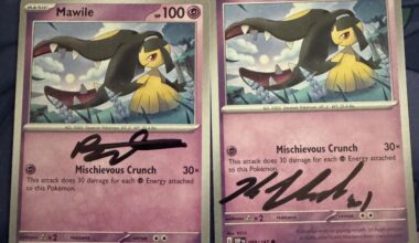 I got my mawiles signed