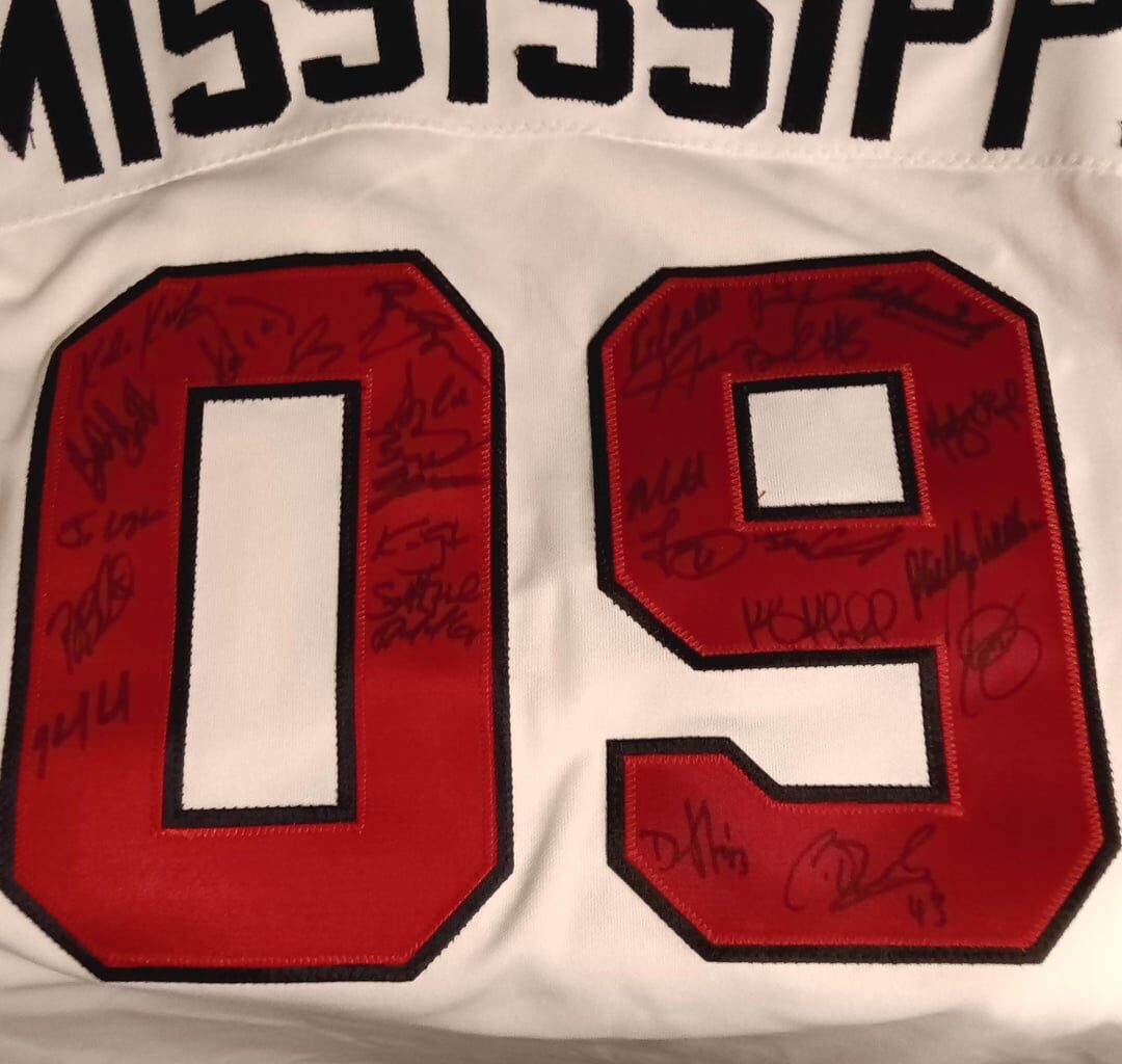 Mississippi Braves signed jersey