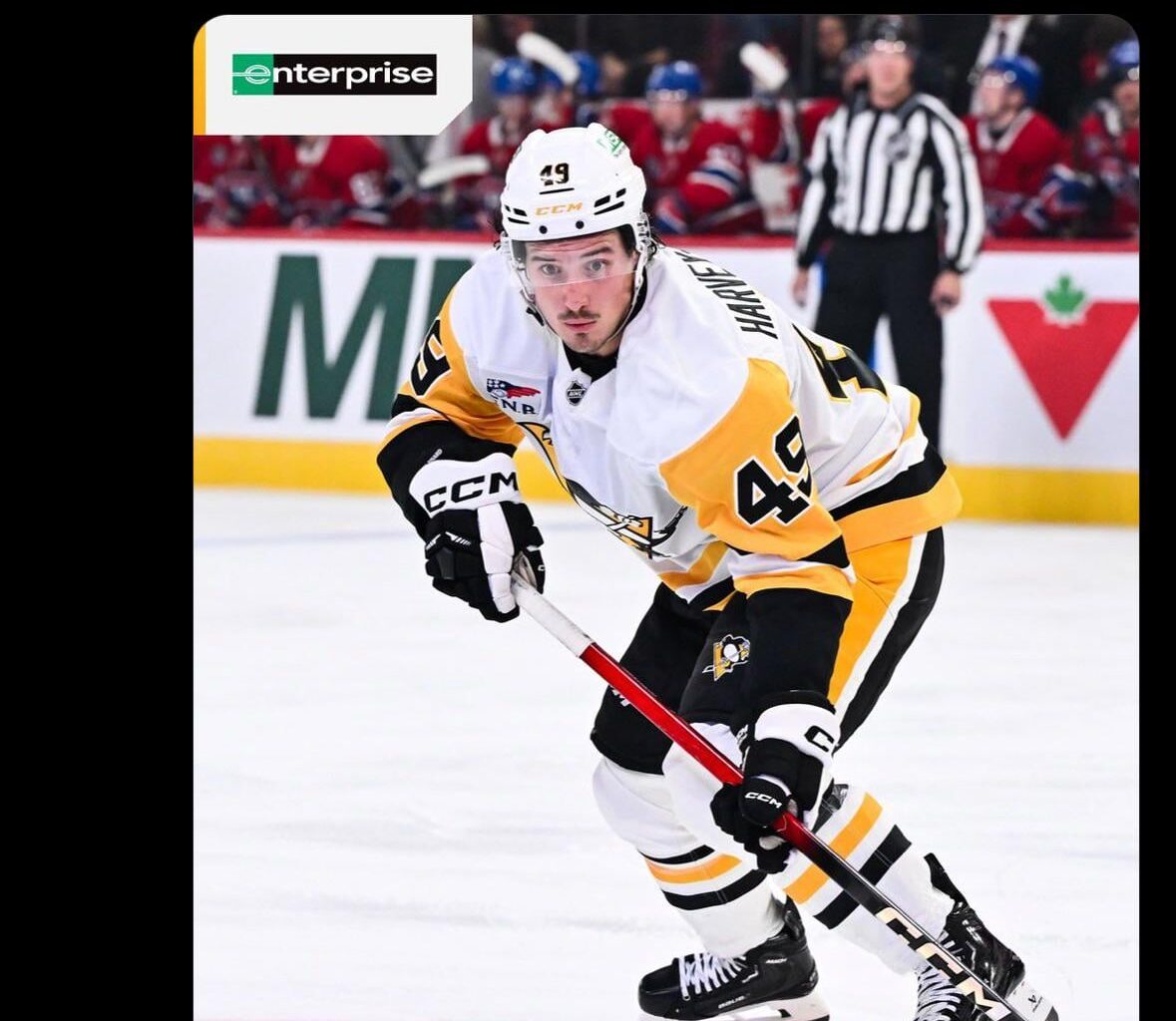 [Penguins] The Penguins have recalled forward Rafael Harvey-Pinard from the WBS Penguins (AHL).