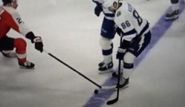 We got a break last night on Kuch's second goal...