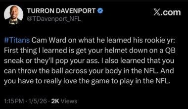 Cam’s main takeaways from his rookie year 😂