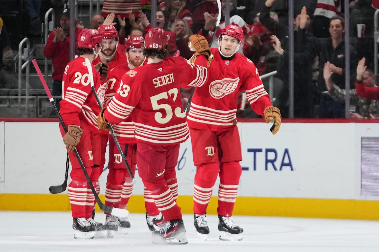 Red Wings post best midterm report card in at least a decade