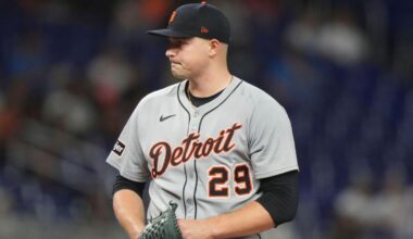 [Passan] Two-time AL Cy Young winner Tarik Skubal filed for a $32 million salary this year while the Detroit Tigers countered at $19 million, sources tell ESPN. The $13 million spread is by far the largest in salary-arbitration history and sets up for a fascinating hearing in February.