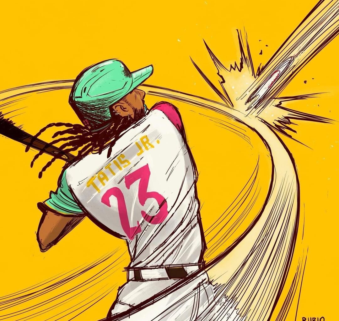 Some Padres Art by Bobby Rubio